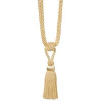 Embrasse met kwast in een vanille kleur