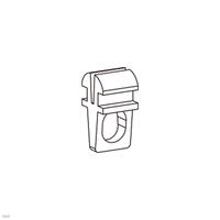 Geschikt voor gordijnen die onder de rails komen te hangen