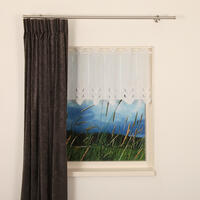 Dichter geweven val in naturel