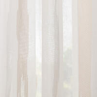 Mooie inbetween, geweven in een linnenlook met een speels 3-kleurig dessin in de lengterichting