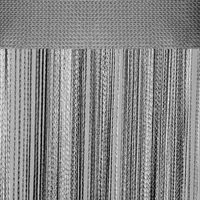 Beigekleurig koordgordijn met een afmeting van 140x250 cm