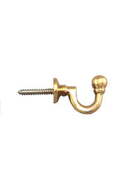 Middelgrote messingkleurige embrassehaak