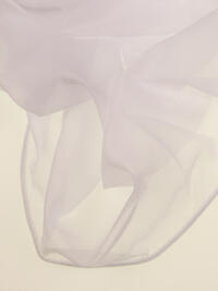 Transparante vitrage met streepjespatroon