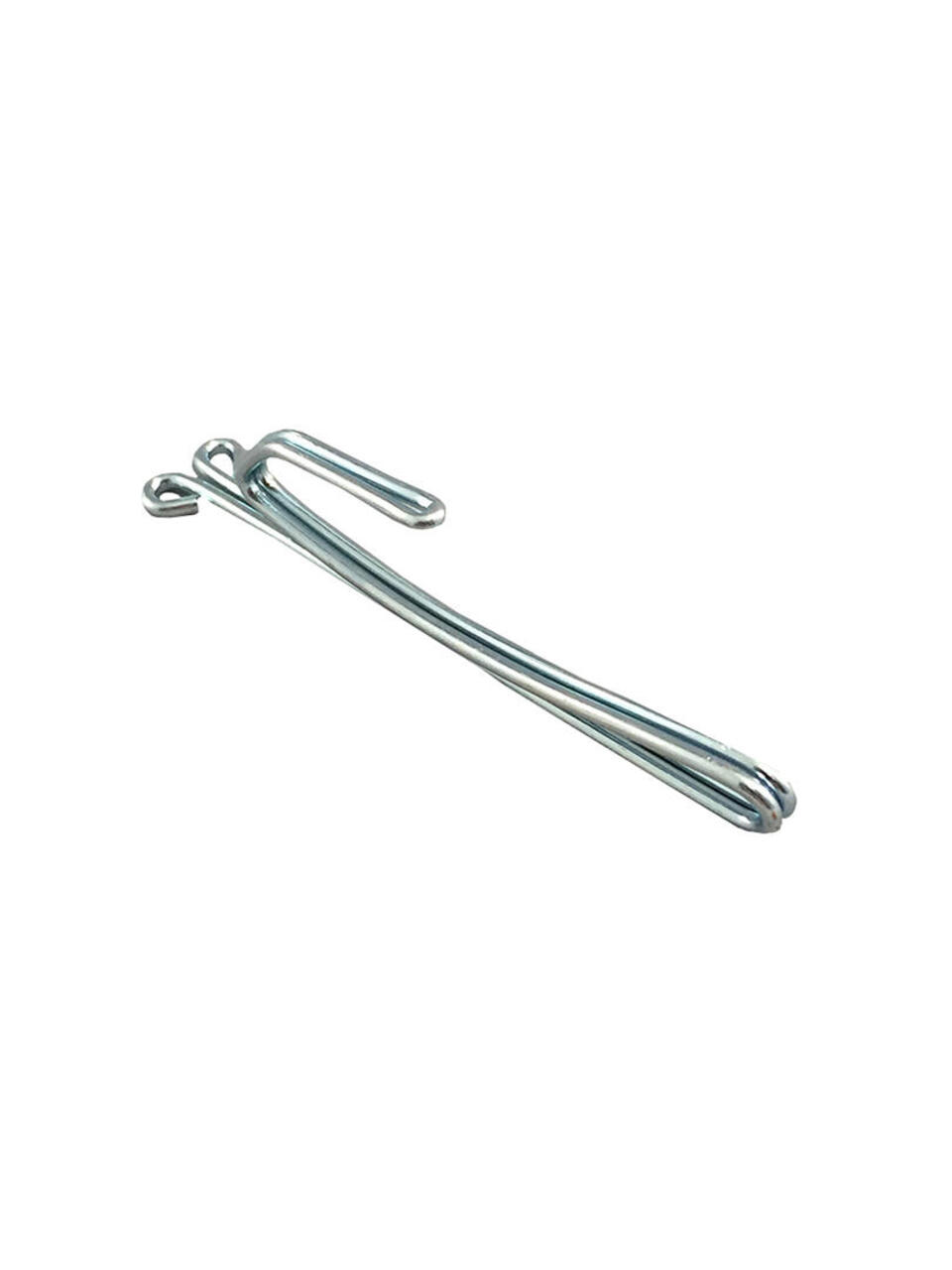 Metalen inschuifhaak hoofdje 1 geschikt voor gebruik bij 8cm gordijnband